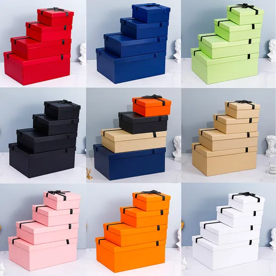 Cardboard Gift Box Christmas Gift Box Package Storage Boxes OEM Logo Boxes