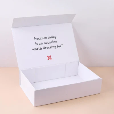 Caixa de embalagem de ímã dobrável personalizada de estilo quente, caixa de presente de aniversário para cosméticos