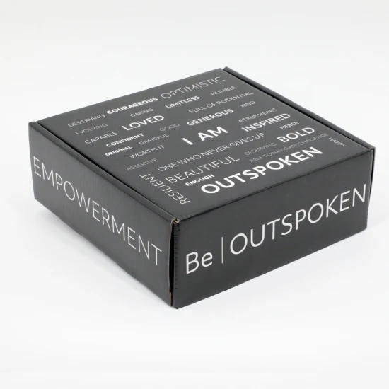 Caixas de embalagem de papelão ondulado personalizado resistente preto personalizado impresso caixas de embalagem