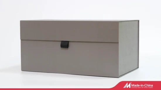 Caixa de presente grande e luxuosa personalizada com ímã magnético para fechamento de papel, embalagem dobrável, caixa de presente dobrável