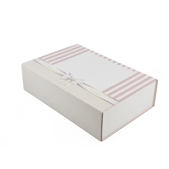 Caixa magnética de papel dobrável de luxo personalizada para embalagem de presente